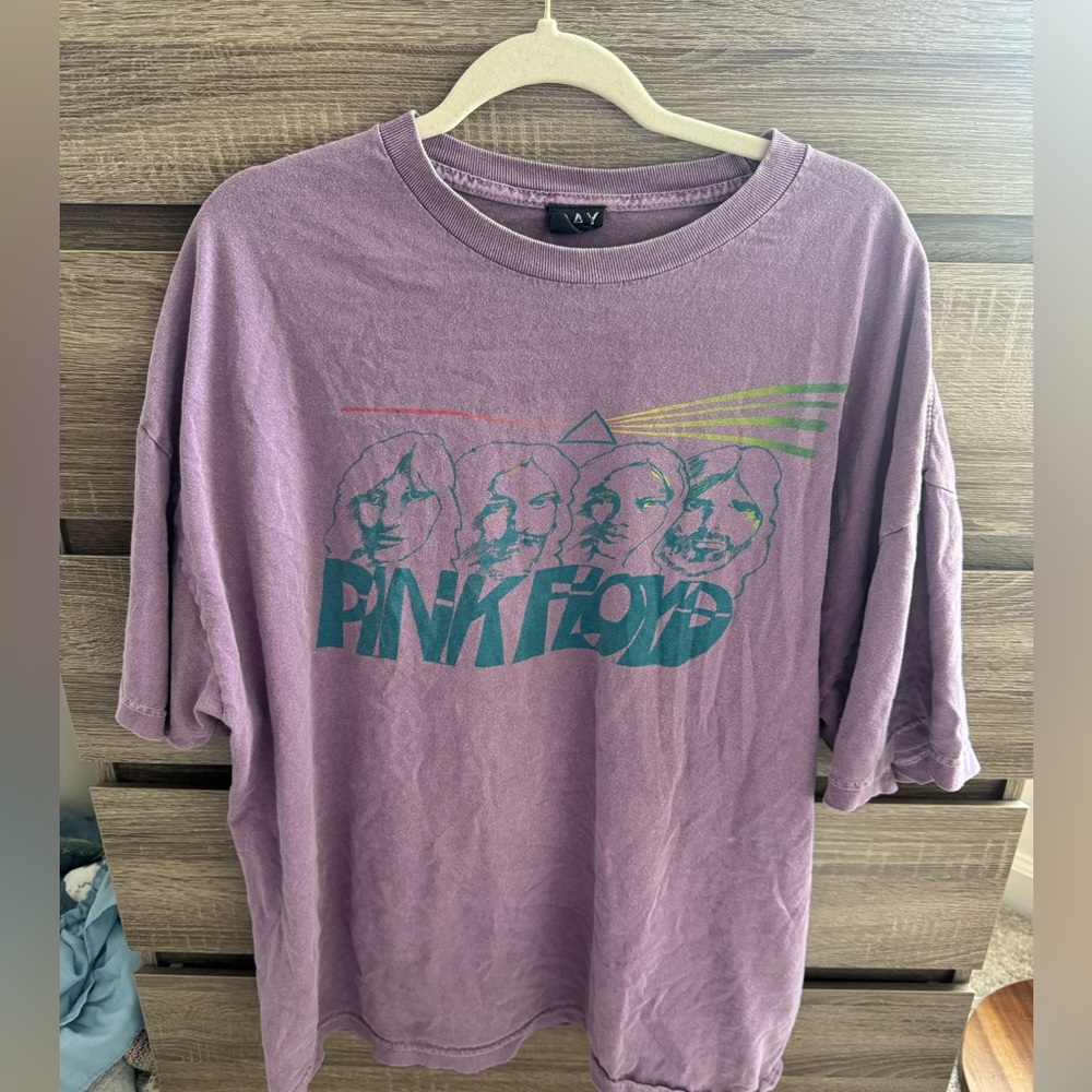 Purple Pink Floyd Graphic T-Shirt from urban outfitters